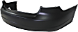 Rear Primed Bumper Cover, Sedan, Without Molding Holes