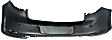 Rear Primed Bumper Cover, Hatchback