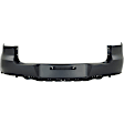 Rear, Upper Primed Bumper Cover, Without Tow Hook Holes, CAPA Certified