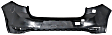 Rear Primed Bumper Cover, Without Parallel Park Assist