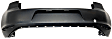Rear Primed Bumper Cover, Without Parallel Park Assist, CAPA Certified