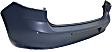 Rear Primed Bumper Cover, With Parallel Park Assist, CAPA Certified