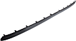 Rear, Driver or Passenger Side Bumper Trim, Black, Sedan