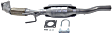 Front Catalytic Converter, 2.0L, 4Cyl, Federal EPA Standard, 46-State Legal (Cannot ship to CA, CO, NY or ME), Direct Replacement Series, Direct Fit