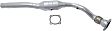 2001 Volkswagen Jetta - Front Catalytic Converter, 4 Cyl 1.8L, Federal EPA Standard, 46-State Legal (Cannot ship to CA, CO, NY or ME), Turbocharged, Sedan, 2 O2 Ports, Direct Replacement Series