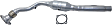2001 Volkswagen Jetta - Front Catalytic Converter, 4 Cyl 1.8L, Federal EPA Standard, 46-State Legal (Cannot ship to CA, CO, NY or ME), Turbocharged, Sedan, 2 O2 Ports, Direct Replacement Series