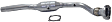 2001 Volkswagen Jetta - Front Catalytic Converter, 4 Cyl 1.8L, Federal EPA Standard, 46-State Legal (Cannot ship to CA, CO, NY or ME), Turbocharged, Sedan, 2 O2 Ports, Direct Replacement Series