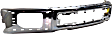 Front Bumper, Face Bar, Chrome, Steel, with End Cap Holes