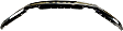 Front Bumper, Face Bar, Chrome, Steel, with End Cap Holes