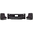 Front Textured Bumper Cover, 3-Piece Type