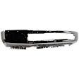Front Bumper Chrome, Without Mounting Brackets, Without Side Cover Holes