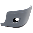 2021 Freightliner Cascadia 126 - Front, Driver Side Bumper, For Models With Fog Lights, Powdercoated Gray