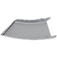 Front, Passenger Side Bumper, Painted Gray, Base Model