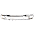 2023 Ford F-350 Super Duty - Front Bumper,  For Models With Adaptive Cruise Control, Fog Light and Sensor, Without Wheel Molding, Chrome, Crew Cab Pickup