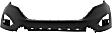 2015-2018 Ford Edge - Front, Upper Primed Bumper Cover, Without Parking Aid Sensor Holes, Without Tow Hook Hole, CAPA CERTIFIED
