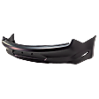 Front Primed Bumper Cover, With Parking Aid Sensor Holes, Without Park Assist, Cam and Tow Hook Holes
