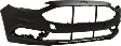 2018 Ford Fusion - Front Primed Bumper Cover, For Models Without Active Park Assist System