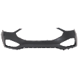 Front, Upper Primed Bumper Cover