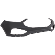 Front, Upper Primed Bumper Cover CAPA Certified