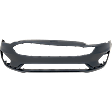 Front Primed Bumper Cover, For Models Without Parallel Park Assist