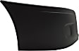 2013 Freightliner Cascadia - Front, Passenger Side Bumper End, For Models Without Fog Lights, Painted Black, Plastic