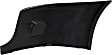 2013 Freightliner Cascadia - Front, Passenger Side Bumper End, For Models Without Fog Lights, Painted Black, Plastic