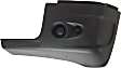 2006 Freightliner Century Class - Front, Driver Side Bumper End, For Models Without Fog Lights, Painted Black, Plastic