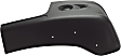 2006 Freightliner Century Class - Front, Driver Side Bumper End, For Models Without Fog Lights, Painted Black, Plastic