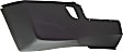 Front, Passenger Side Bumper End, Painted Black, 6 Cyl., 12.8L Engine