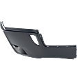 Front, Passenger Side Bumper End, Painted Black, 6 Cyl., 12.8L Engine
