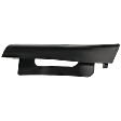 Front, Driver Side Bumper End, Textured Plastic