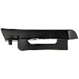Front, Driver Side Bumper End, Textured Plastic