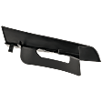 Front, Driver Side Bumper End, Textured Plastic