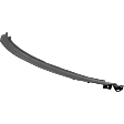 Front, Driver or Passenger Side Bumper Trim, Black