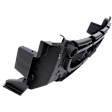 Front, Center Bumper Reinforcement, Plastic