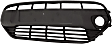 Front, Upper Bumper Grille, Textured CAPA Certified
