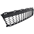 Front Bumper Grille, Textured Dark Gray