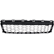 Front Bumper Grille, Textured Dark Gray