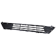 Front, Center Bumper Grille, Textured