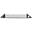 Front, Center Bumper Grille, Black