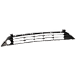 Front, Center Bumper Grille, Black