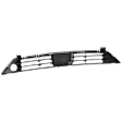 Front, Center Bumper Grille, Black