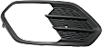 Front, Driver Side, Outer Bumper Grille, Textured Black