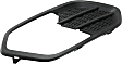 Front, Driver Side, Outer Bumper Grille, Textured Black