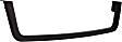 Front, Driver or Passenger Side Bumper Trim, Black