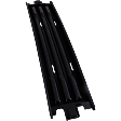 Front, Center Bumper Trim, Black
