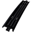 Front, Center Bumper Trim, Black