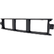 Front, Center Bumper Trim, Black