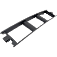 Front, Center Bumper Trim, Black