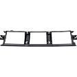 Front, Center Bumper Trim, Black